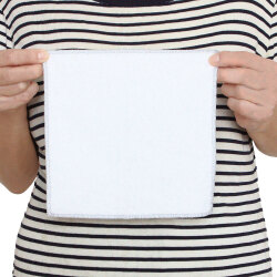 交通安全　反射付きミニタオル　綿100％