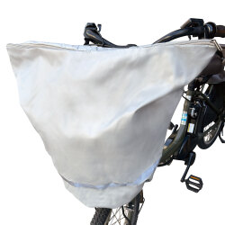 自転車カゴカバー 反射付き ファスナータイプ
