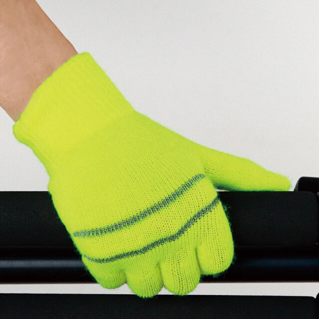 交通安全 反射ライン手袋 リフレクター グローブ