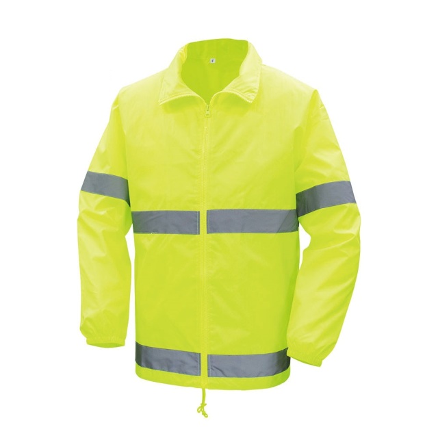 反射付き ウインドブレーカー セーフティージャケット地域 防犯 交通