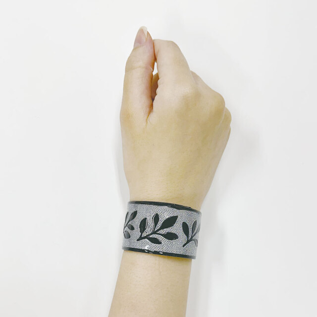 反射 ダークシルエットリストバンド タックルバンド