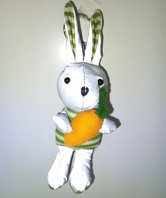 大人気 大きめ 反射マスコット (リフレクター） ぐりぷぺ にんじんウサ