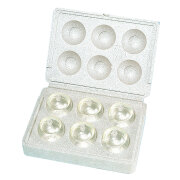 【店舗・金融機関用】　練習用　防犯カラーボール（ミニ）　透明　