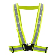 反射付き タスキ型LEDベスト交通誘導 交通整理 地域 防犯 交通安全 見守り隊