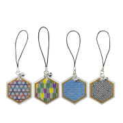 鈴付き 伝統和柄 リフレクター ストラップ 反射