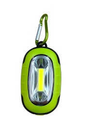 パワフル COB型 LEDライト カラビナ付ミニライト マグネット付