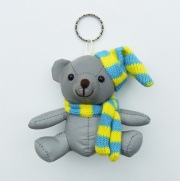 大人気　大きめ　反射マスコット(リフレクター）　ぐりぷぺ　マフラーくまちゃん