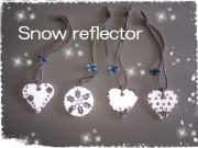 大人の おしゃれな リフレクター　Glitteringly Snow　【限定品】【メール便可】