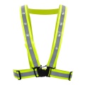 反射付き タスキ型LEDベスト交通誘導 交通整理 地域 防犯 交通安全 見守り隊