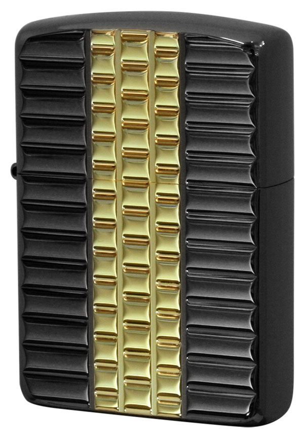 Zippo ジッポー アーマー Armor Watch Band ブラックニッケル＆ゴールド
