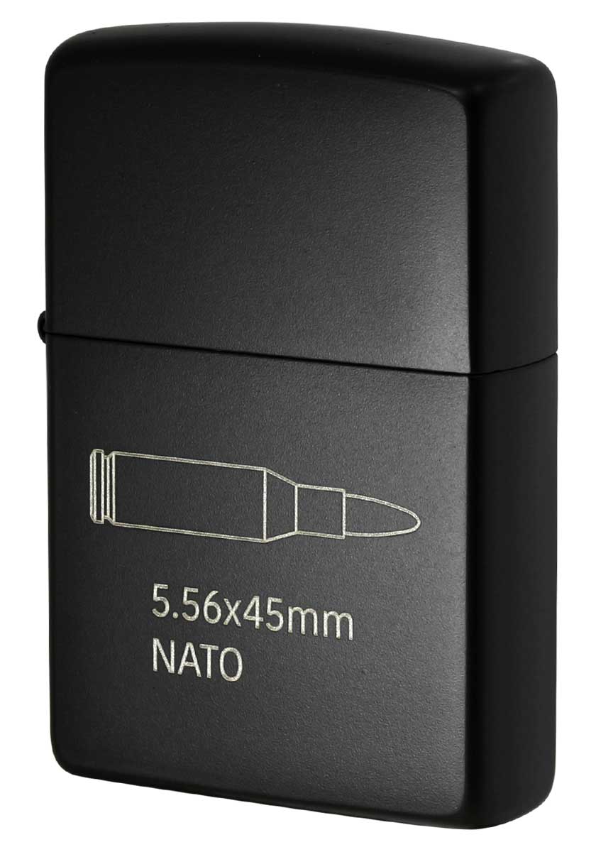 Zippo ジッポー CERAKOTE BULLET セラコート ビュレット NATO BLACK 63470198