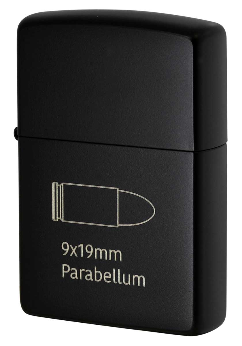Zippo ジッポー CERAKOTE BULLET セラコート ビュレット Parabe BLACK 63470398
