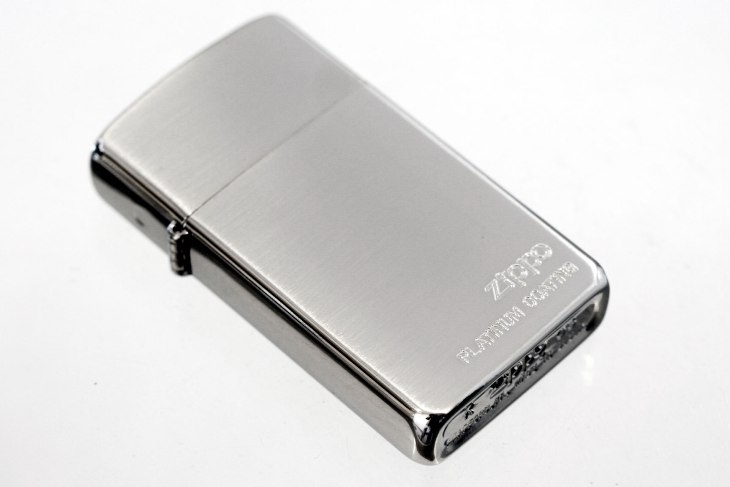 Zippo ジッポー 絶版・2003年製造 PLATINUM COATING PLM＃5 メール便可