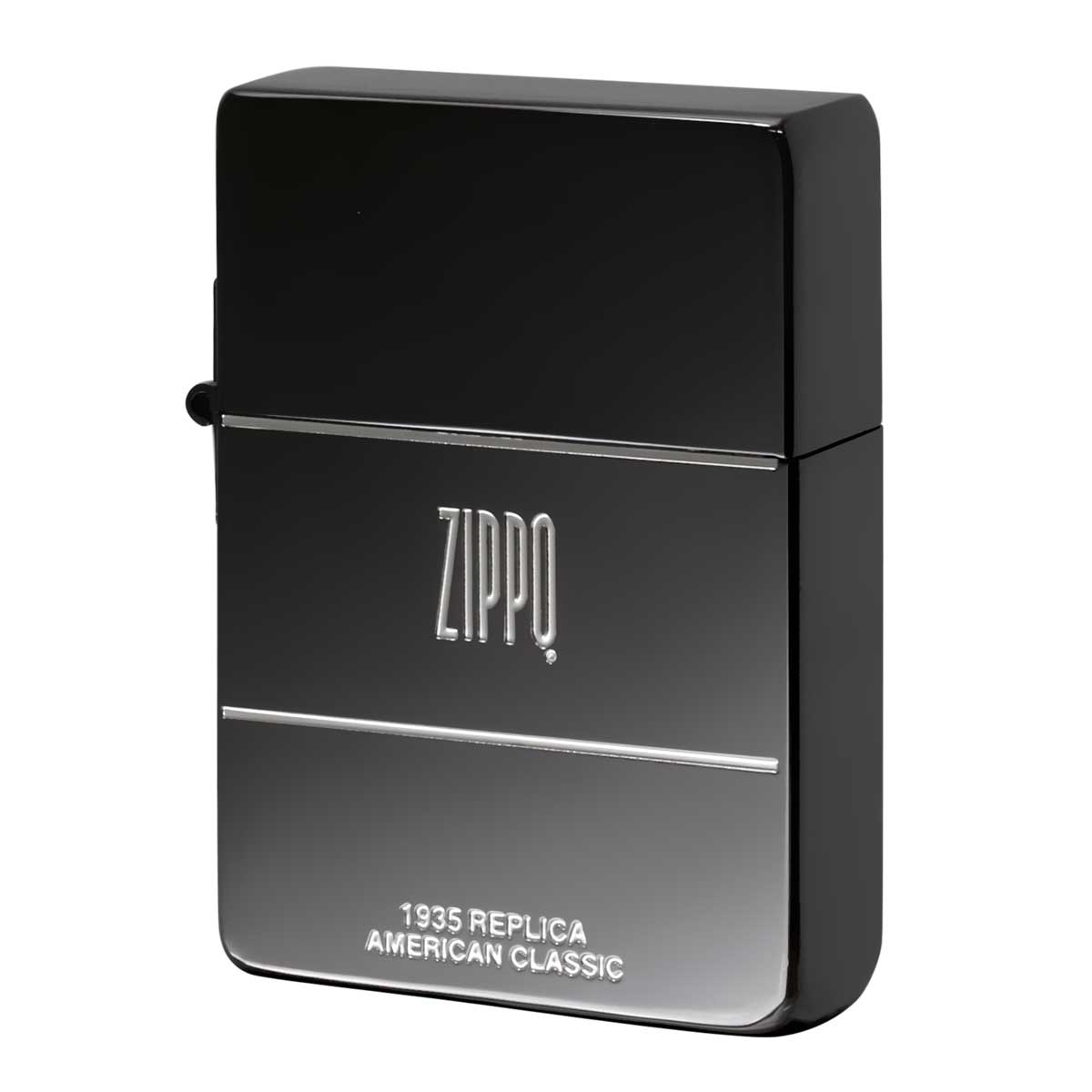 Zippo ジッポー 1935レプリカ クラシックデザイン オールドロゴ ブラックニッケル 35BN-CL_A