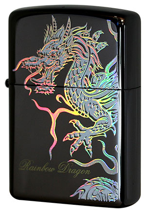 Zippo ジッポー レインボードラゴン TR-BK