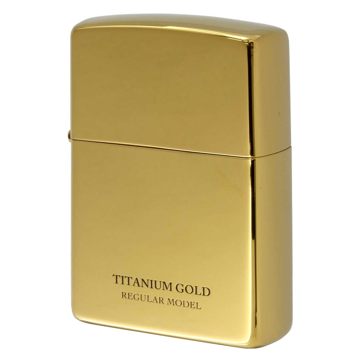 Zippo ジッポー レギュラー チタニューム ゴールド ポリッシュ 鏡面 Titanium series  20-GOTT メール便可