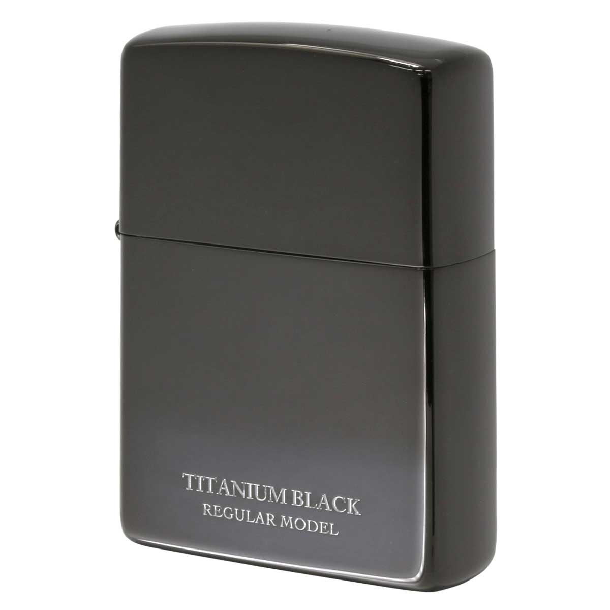 Zippo ジッポー レギュラー チタニューム ブラック ポリッシュ 鏡面 Titanium series  20-BKTT メール便可