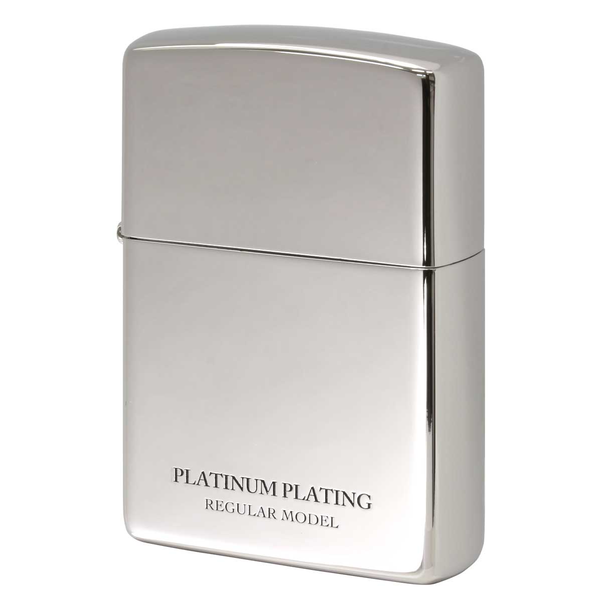 Zippo ジッポー レギュラー プラチナコーティング ポリッシュ 鏡面 PLATINUM PLATING REGULAR MODEL 20-PLAT メール便可