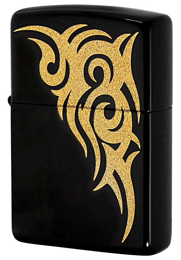 Zippo ジッポー Shining Tatto シャイニングタトゥー 20STB-BKG B メール便可