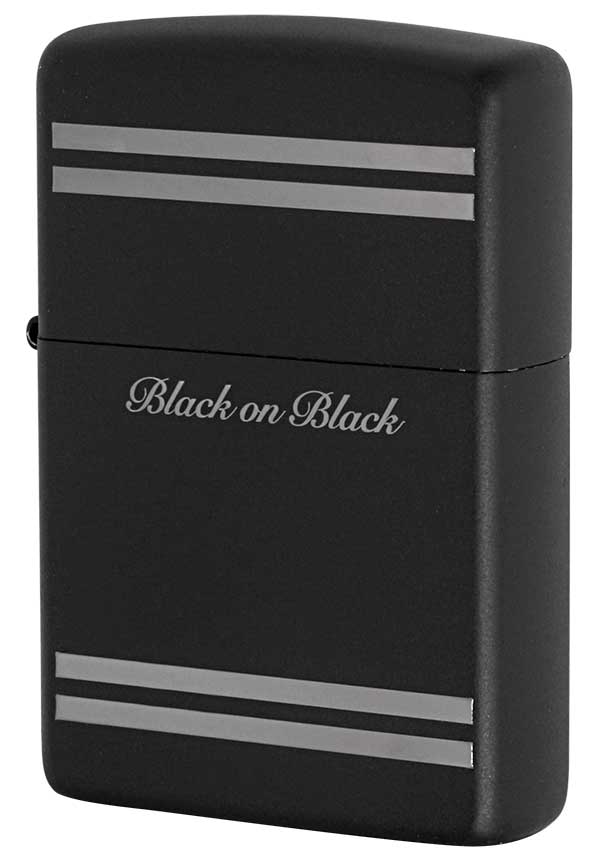 Zippo ジッポー Black on Black ブラックオンブラック 20BOBC-BM C メール便可