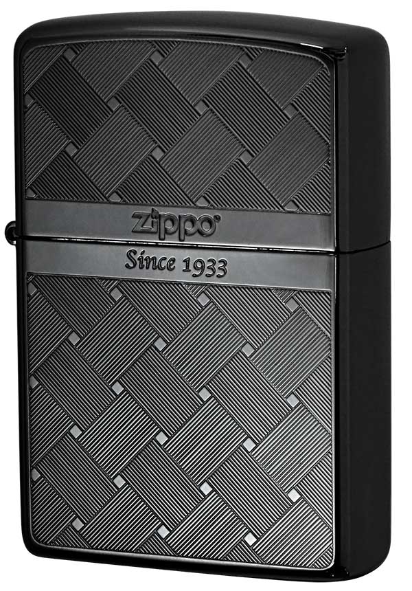 Zippo ジッポー 網目模様 両面加工 つむぎ ブラック Tsumugi MESH 2BK-MESH メール便可