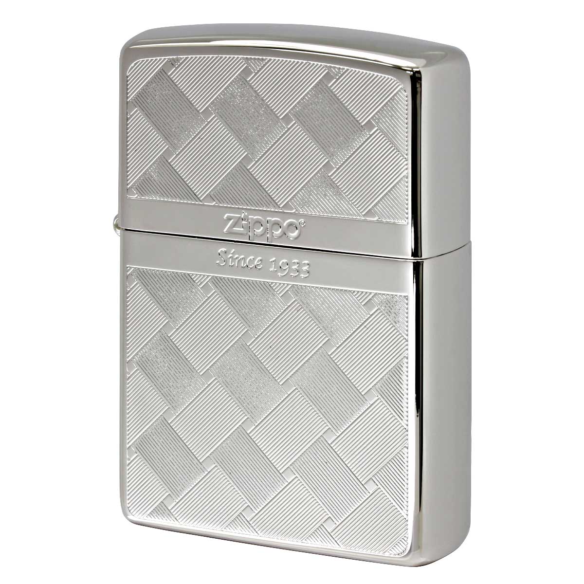 Zippo ジッポー 網目模様 両面加工 つむぎ シルバー Tsumugi MESH 2S-MESH メール便可
