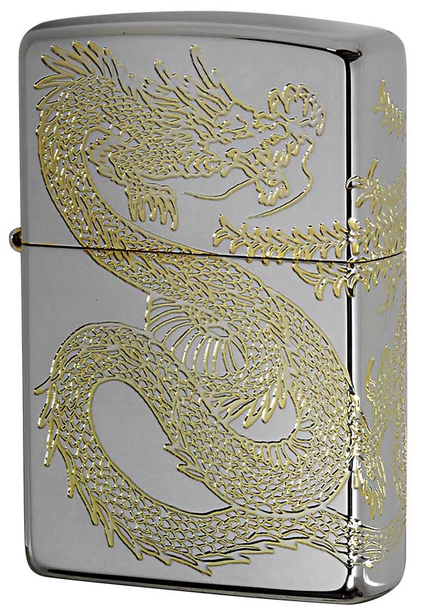 Zippo ジッポー Dragon＆Phoenix 龍 鳳凰 20DH3-SG メール便可