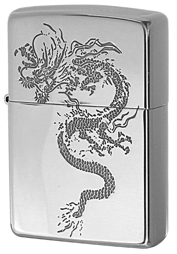 Zippo ジッポー 和柄 龍 Japanese pattern Dragon 2SV-WDR1 メール便可