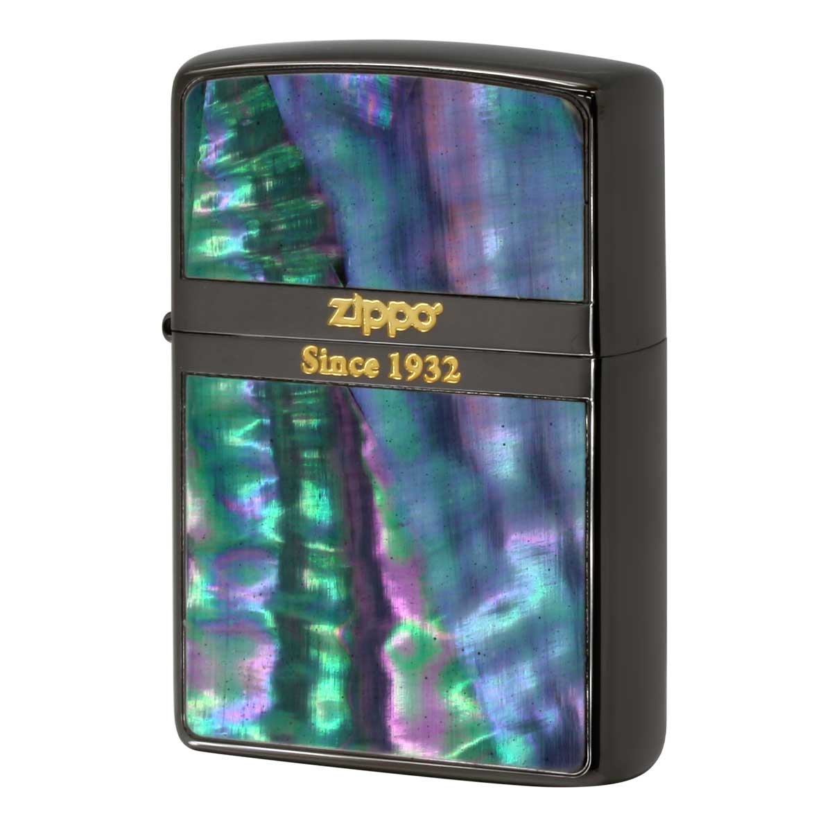 Zippo ジッポー シェル 貝 ブラック ラインシェルフィッシュ Line Shellfish 2BNG-LNSF