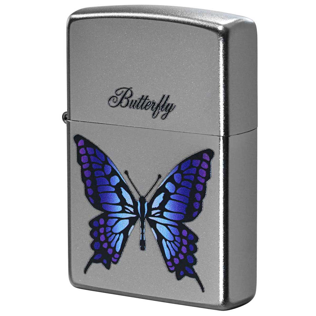 Zippo ジッポー Processing in USA Butterfly ブルー Z205-411670 メール便可