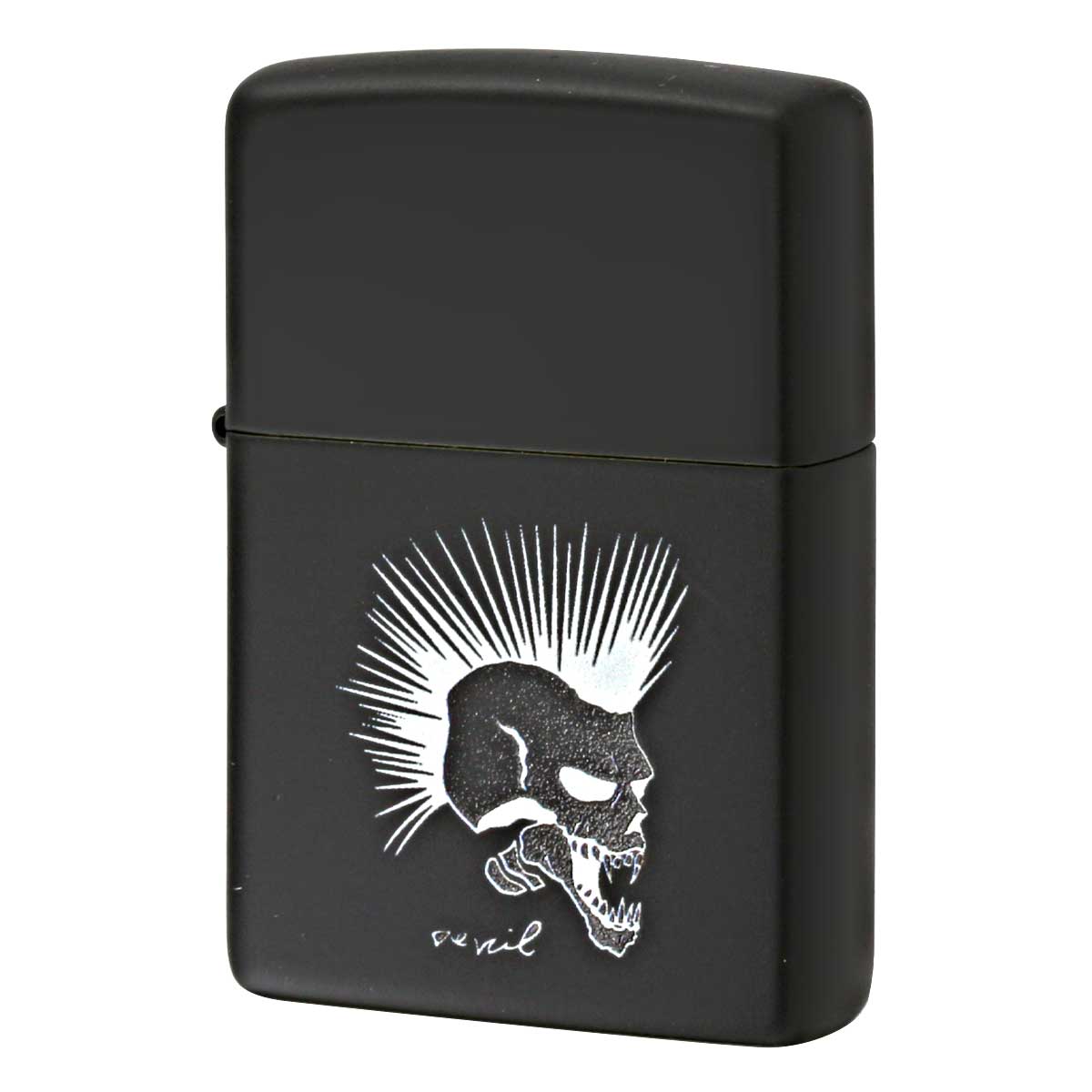 Zippo ジッポー デビル スカル 骸骨 ドクロ Black Devil アメリカ加工 Processing in USA Z218-411674 メール便可