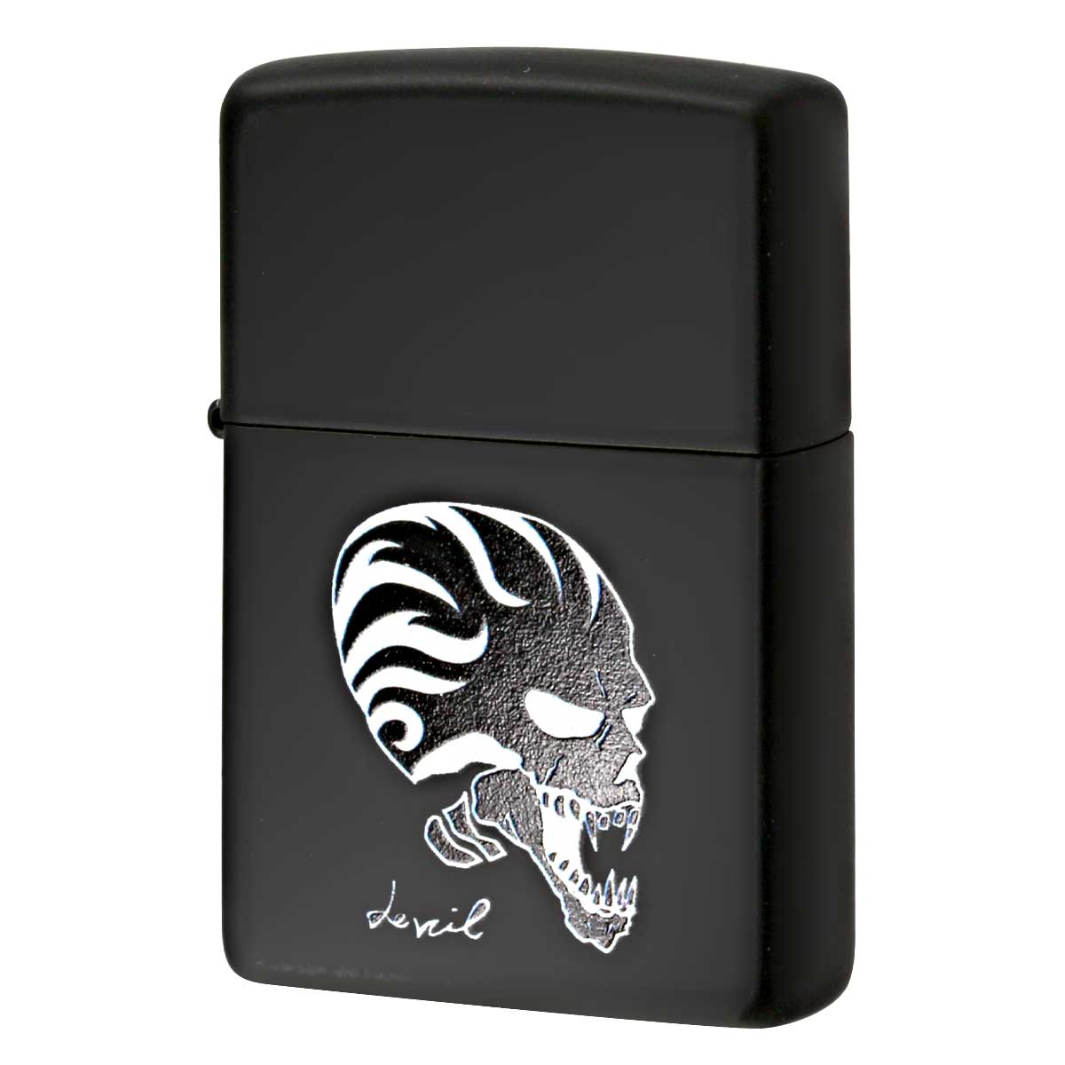 Zippo ジッポー デビル スカル 骸骨 ドクロ Black Devil アメリカ加工 Processing in USA Z218-411677 メール便可