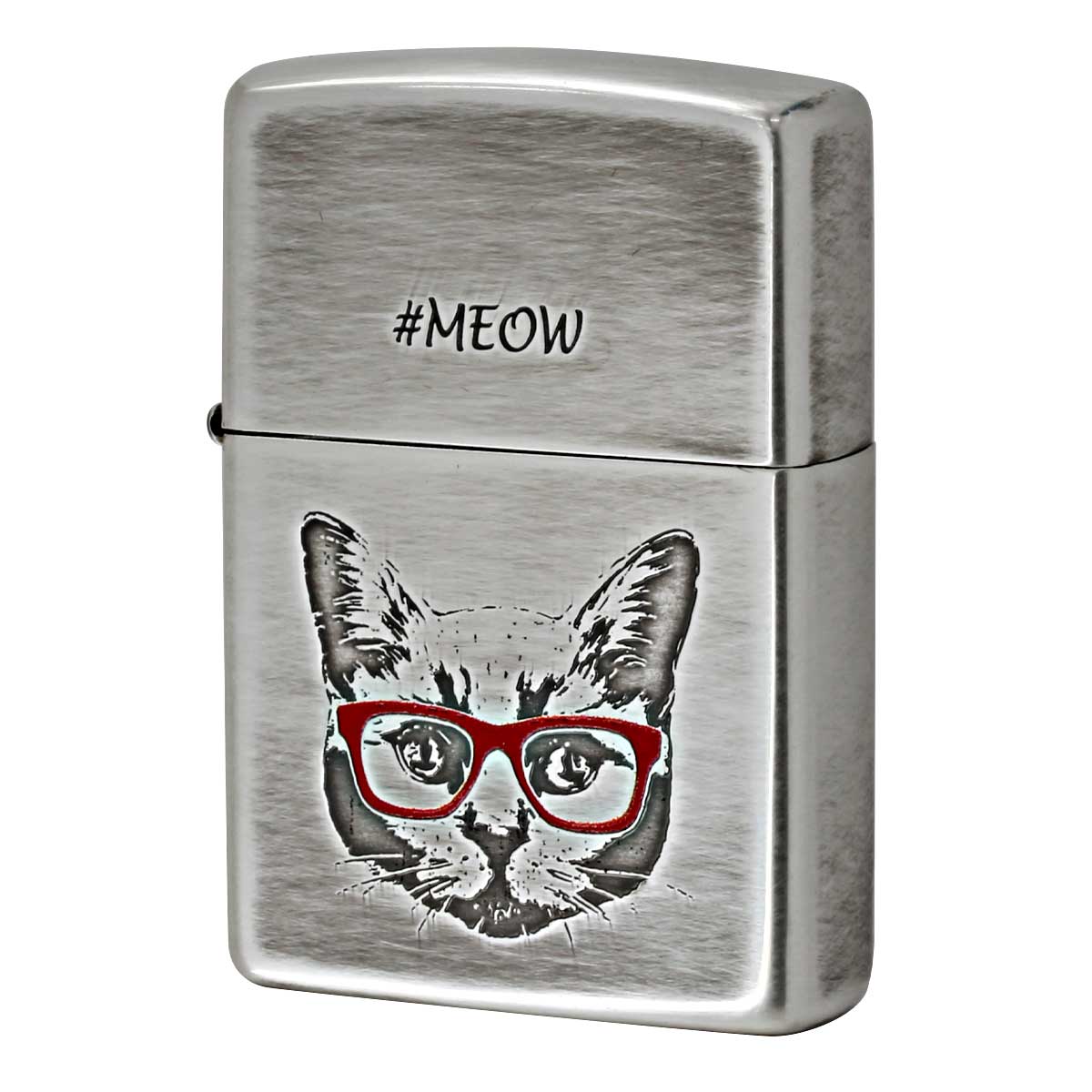 Zippo ジッポー ねこ 猫 サングラス Meow of a cat 猫の鳴き声 CAT-KC メール便可