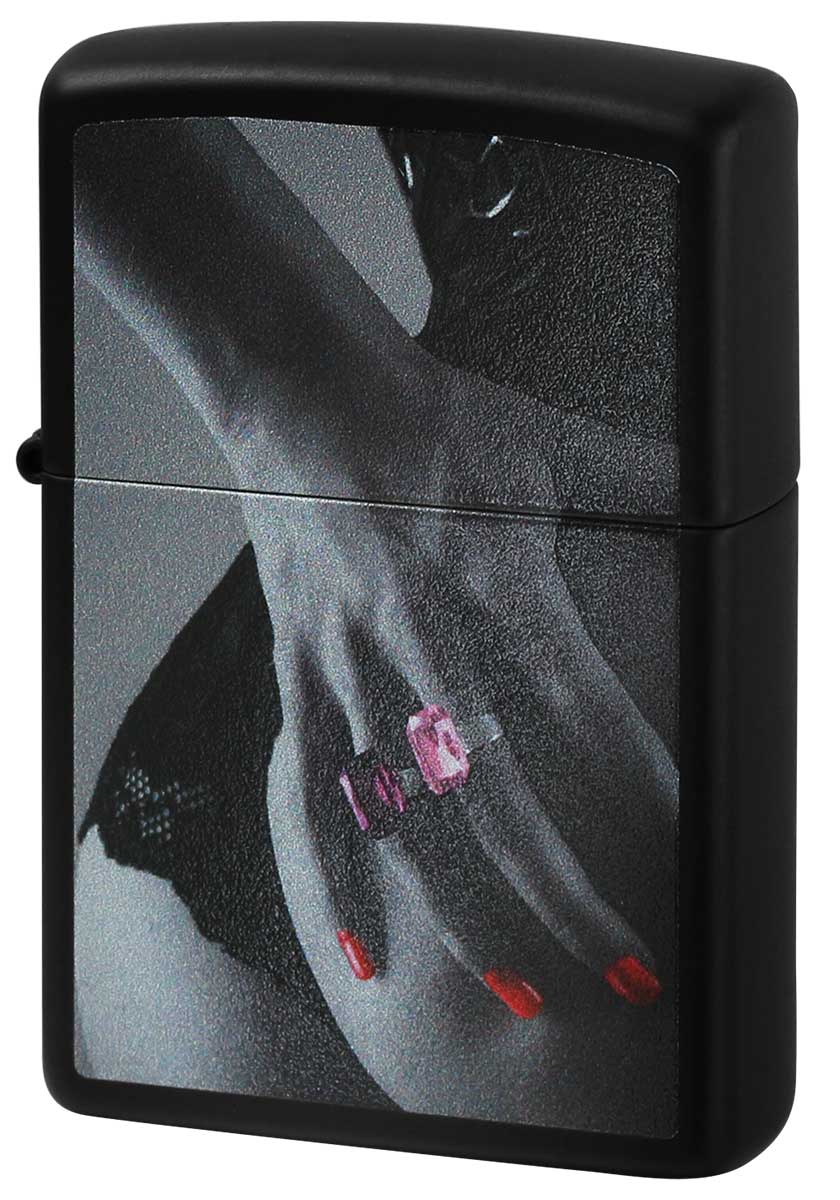 Zippo ジッポー SEXY GIRL セクシーガール Red Nail & Ring Z218-098037 メール便可