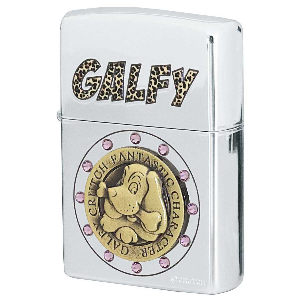 Zippo ジッポー GALFY 200 Metal Emblem Leopard Silver ガルフィー メタル エンブレム レオパード シルバー G200-SV