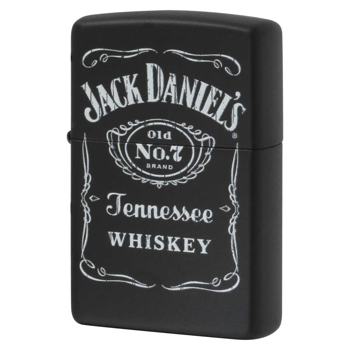 Zippo ジッポー ジャックダニエル ブラックマット 酒 Jack Daniel's Black Matte Z218-104641 メール便可