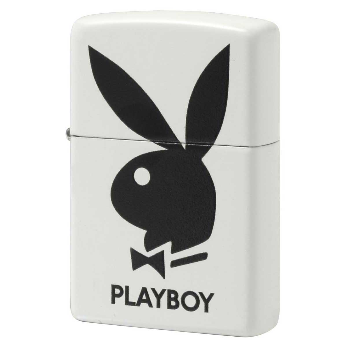 Zippo ジッポー プレイボーイ バニー うさぎ ロゴ ホワイト PLAYBOY logo White Z214-104661 メール便可