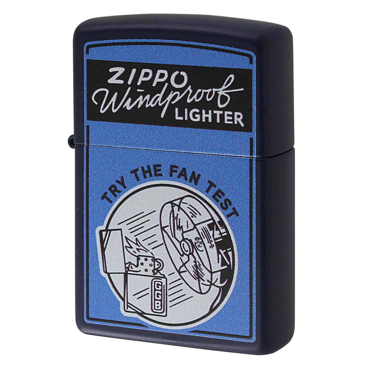 Zippo ジッポー オールドポスター風 TRY THE FAN TEST アメリカ加工 Processing in USA Z239-119608 メール便可