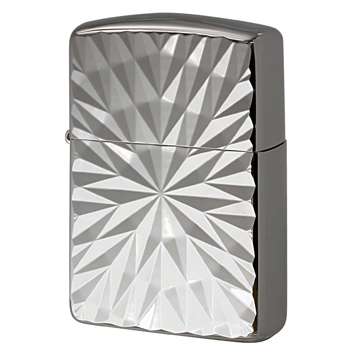 Zippo ジッポー ARMOR ＃162 アーマー ダイヤカット 銀メッキ 162S-2RDC