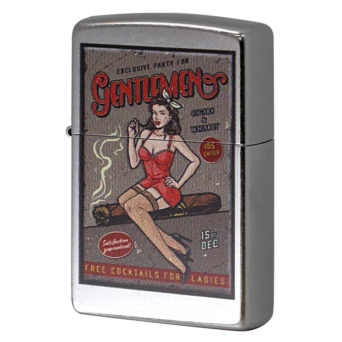 Zippo ジッポー Vintage Ad Design ビンテージ オールドポスター風 セクシー ガール Z207-125620 メール便可