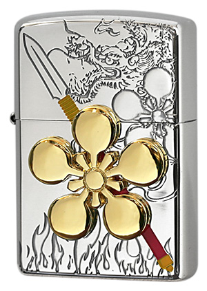 Zippo ジッポー 武将シリーズ 前田A（家紋）