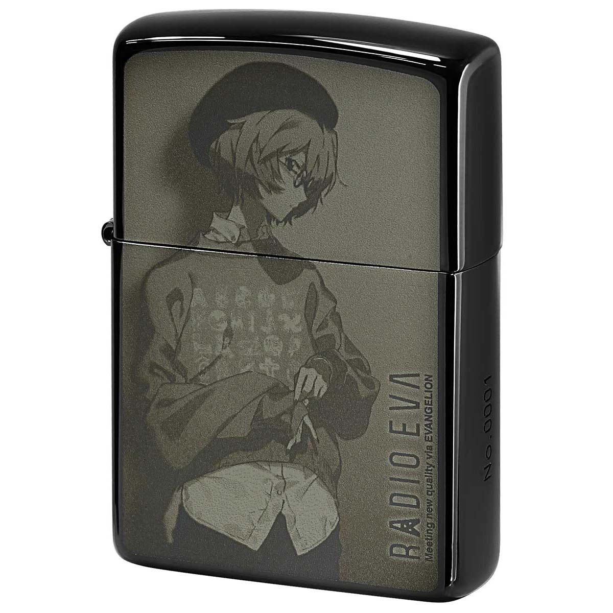 Zippo ジッポー エヴァンゲリオン 10周年記念 ラジオエヴァ キャラ アニメ RADIO EVA EVANGELION 10th Anniversary シリアル番号 オフィシャルライセンス品 レイ