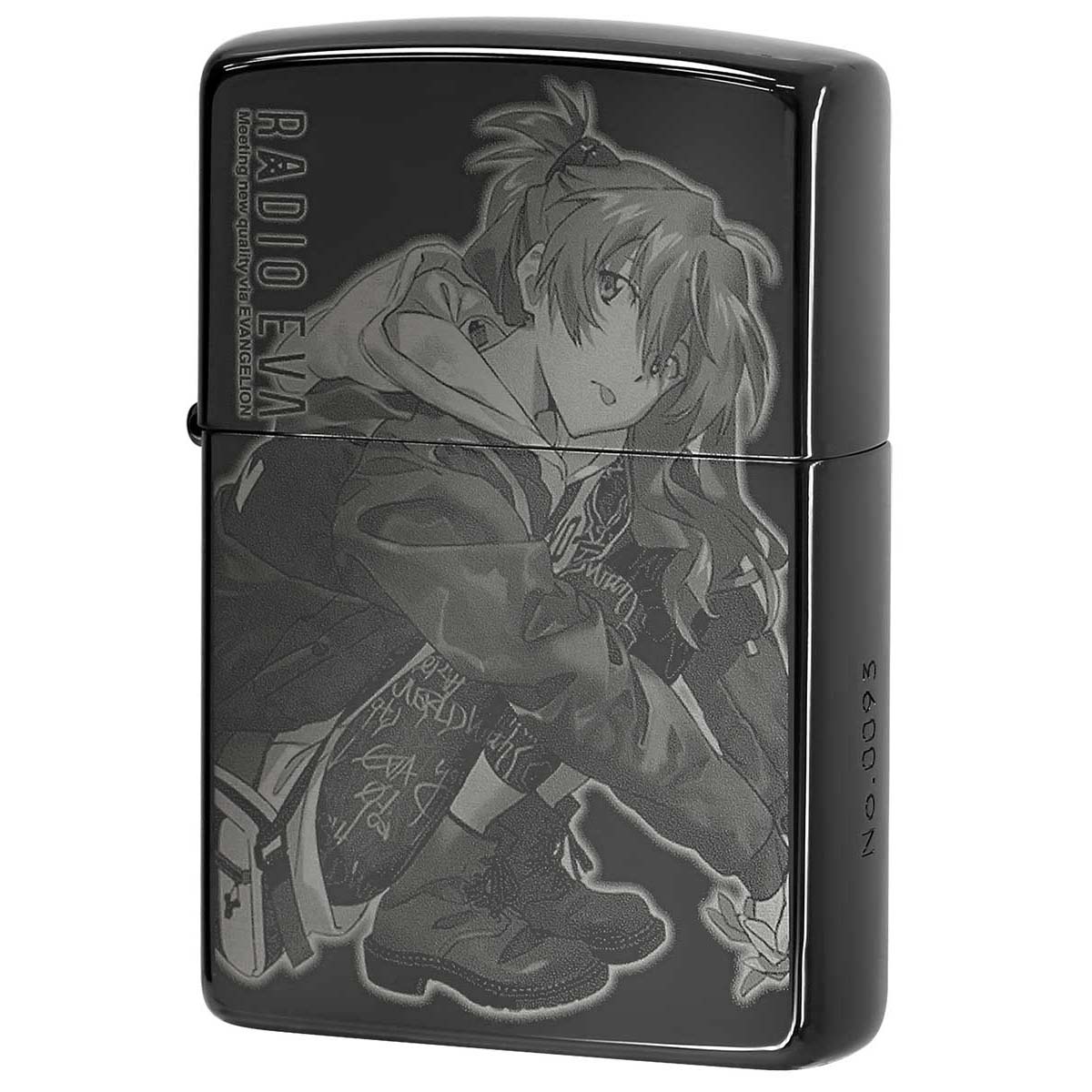 Zippo ジッポー エヴァンゲリオン 10周年記念 ラジオエヴァ キャラ アニメ RADIO EVA 10th 2nd ANNIVERSARY シリアル番号 オフィシャルライセンス品 アスカ