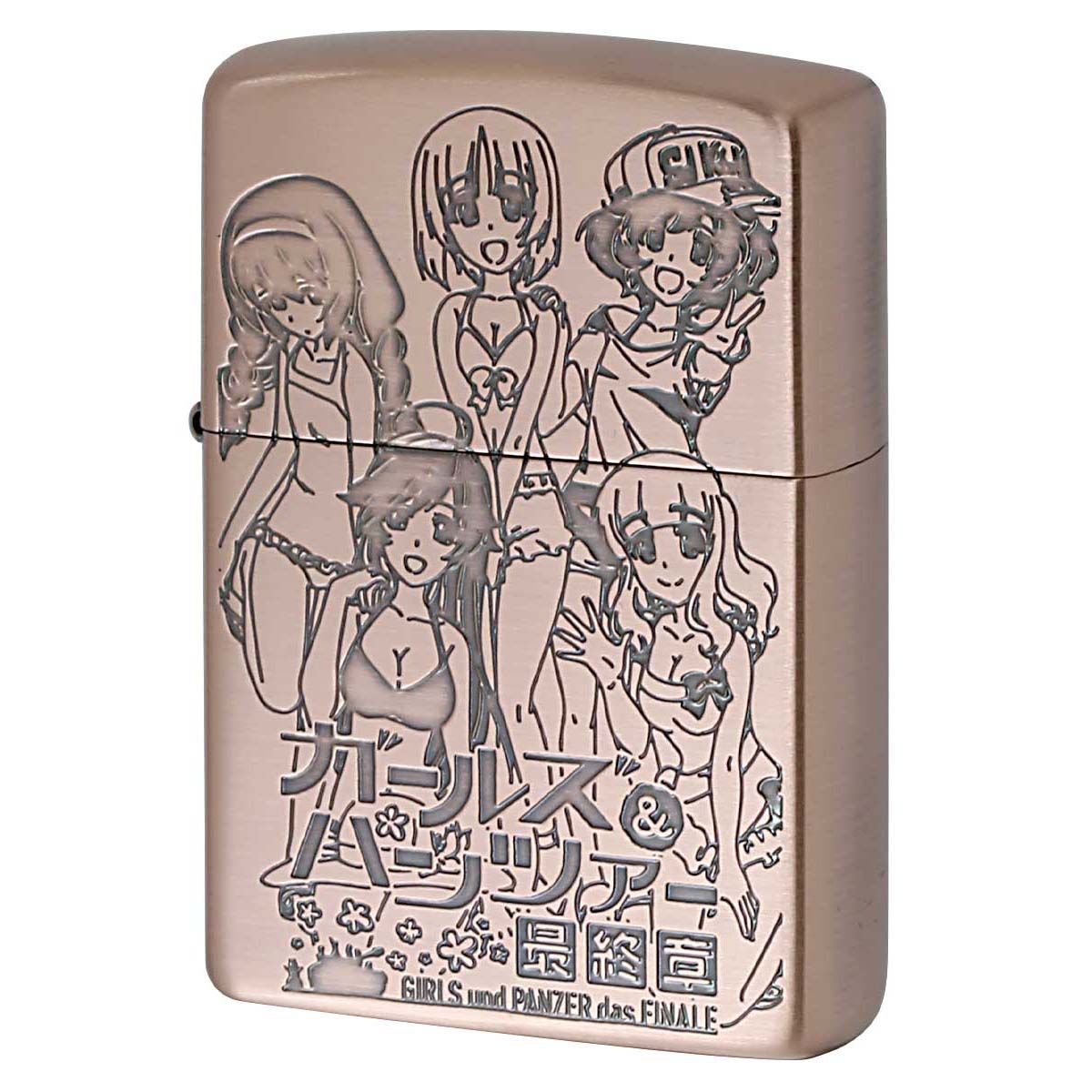 Zippo ジッポー ガルパン ガールズ＆パンツァー 最終章 キャラ アニメ パチンコ パチスロ オフィシャルライセンス品 あんこうチーム 水着Ver.