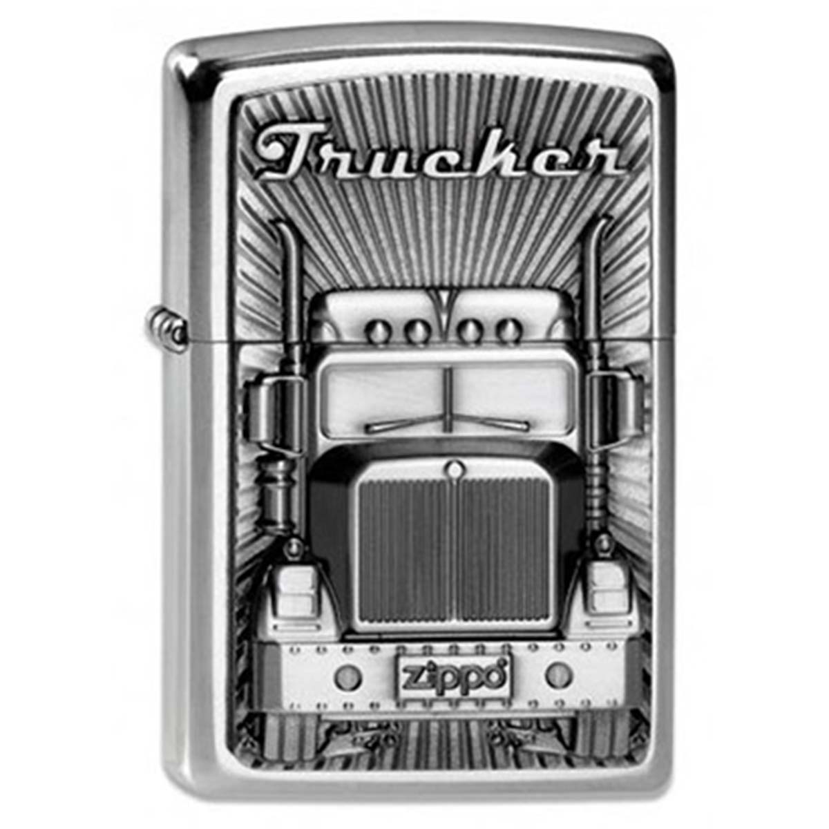 ヨーロッパ直輸入Zippo ジッポー トラック Trucker Emblem エンブレム貼り 2003977 メール便可