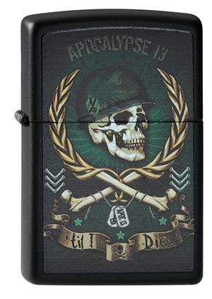 ヨーロッパ直輸入Zippo ジッポー UL13 Till I Die 2003772