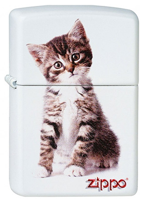 ヨーロッパ直輸入Zippo ジッポー Kitten Sitting 2003115