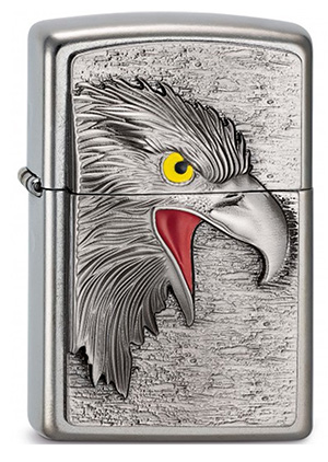ヨーロッパ直輸入Zippo ジッポー Eagle Head Emblem 2003542