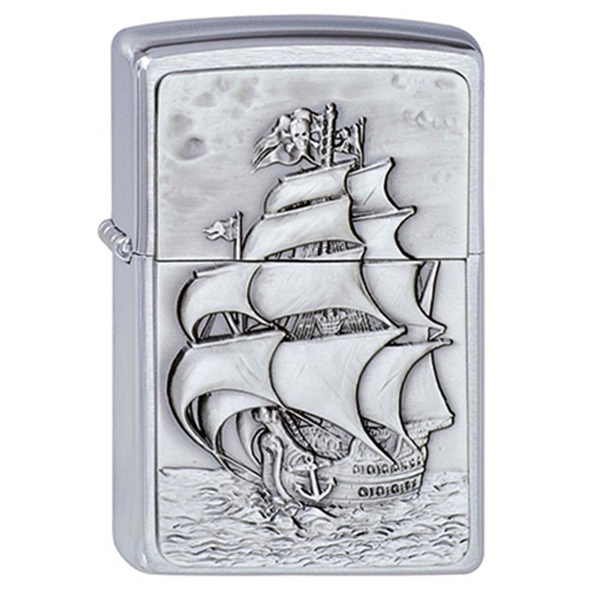 ヨーロッパ直輸入Zippo ジッポー 海賊船 帆船 Pirate's Ship エンブレム貼り 1300154 メール便可