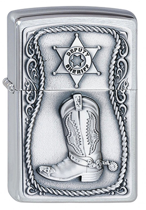 ヨーロッパ直輸入Zippo ジッポー Cowboy Boots 2001652